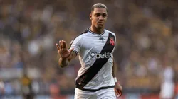 David, jogador do Vasco, comemora seu gol durante partida contra o Criciúma, pelo Campeonato Brasileiro. Foto: Beno Kuster Nunes/AGIF.