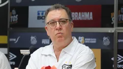 Presidente do Santos em coletiva
