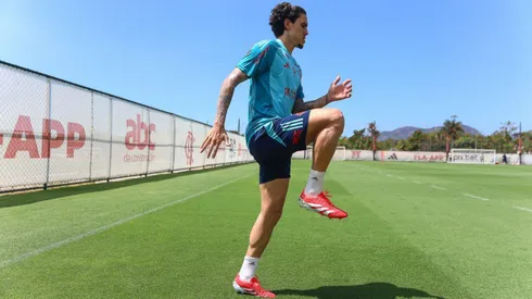 Pedro durante treinamento do Flamengo no CT Ninho do Urubu - Foto: Gilvan de Souza/Flamengo