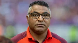 roger machado técnico do Internacional durante partida contra o Fortaleza no estádio Arena Castelão pelo campeonato Brasileiro A 2024.