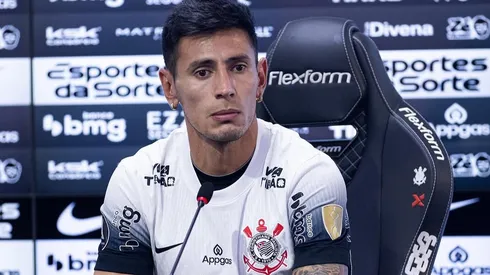 Fabrizio Angileri foi apresentado no Corinthians. Foto: Rodrigo Coca/Corinthians