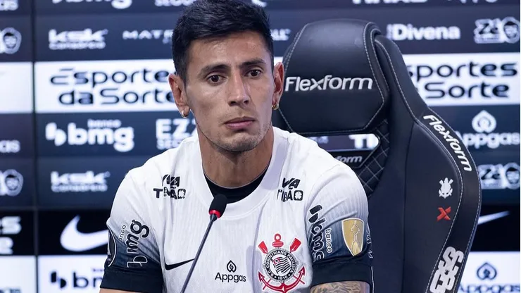 Fabrizio Angileri foi apresentado no Corinthians. Foto: Rodrigo Coca/Corinthians