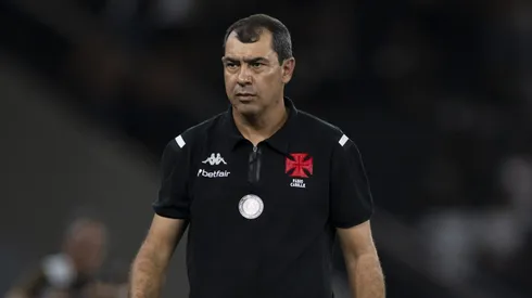 Fabio Carille tecnico do Vasco durante partida contra o Flamengo. Foto: Jorge Rodrigues/AGIF