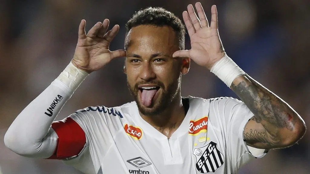 Neymar, jogador do Santos