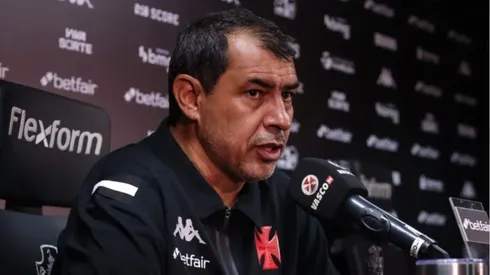 Treinador do Vasco, Fábio Carille, em entrevista coletiva no Gigante da Colina - Foto: Dikran Sahagian/CRVG