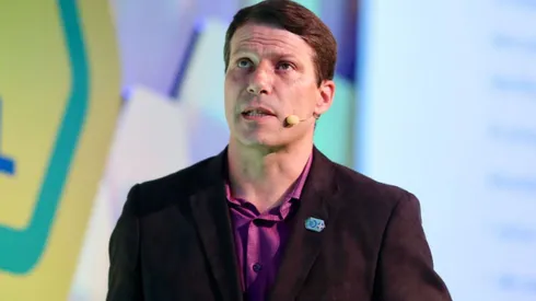 Leonardo Guaciba, ex-árbitro e atualmente comentarista - Foto: Divulgação CBF