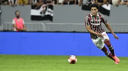 Gabriel Fuentes durante o Campeonato Carioca defendendo o Fluminense - Foto: Mateus Bonomi/AGIF