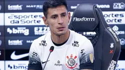 Fabrizio Angileri em sua apresentação. Foto: Rodrigo Coca/Ag. Corinthians