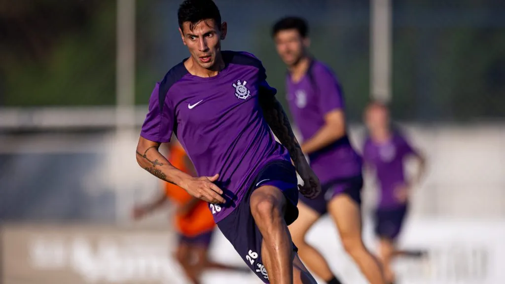 Angileri em treinamento. Foto: Rodrigo Coca/Ag. Corinthians