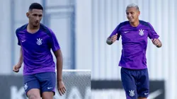 Kayke e Renato em treino pelo Corinthians (Foto: Rodrigo Coca/Ag.Corinthians)