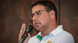 Fábio Pizzamiglio, presidente do Juventude, reclamou bastante da arbitragem. Foto: Gabriel Tadiotto/E.C Juventude.