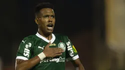 Estevão foi o destaque do Palmeiras na classificação para a semifinal do Paulistão. Foto: Anderson Romão/AGIF