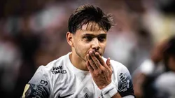 SP - SAO PAULO - 02/03/2025 - PAULISTA 2025, CORINTHIANS X MIRASSOL - Angel Romero jogador do Corinthians comemora seu gol durante partida contra o Mirassol no estadio Arena Corinthians pelo campeonato Paulista 2025. Foto: Leonardo Lima/AGIF