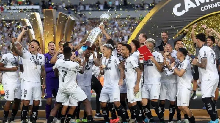 Botafogo comemorando o título da Copa Libertadores - Foto: Vitor Silva/Botafogo