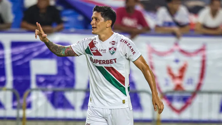Germán Cano vibrando pelo Fluminense - Foto: Fernando Torres/AGIF