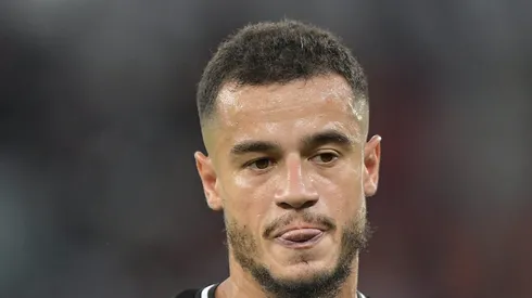 Coutinho durante jogo contra o Flamengo no Carioca.