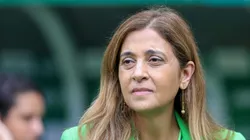 SP - SAO PAULO - 09/04/2023 - PAULISTA 2023, PALMEIRAS X AGUA SANTA - Leila Pereira presidente do Palmeiras antes da partida entre Palmeiras e Agua Santa no estadio Arena Allianz Parque pelo campeonato Paulista 2023. Foto: Marcello Zambrana/AGIF