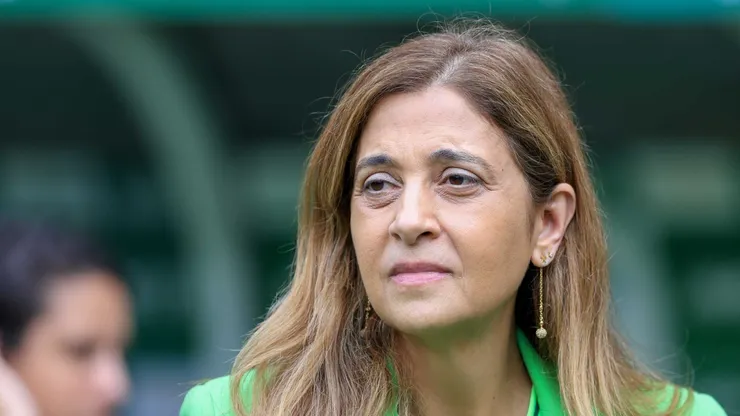 SP - SAO PAULO - 09/04/2023 - PAULISTA 2023, PALMEIRAS X AGUA SANTA - Leila Pereira presidente do Palmeiras antes da partida entre Palmeiras e Agua Santa no estadio Arena Allianz Parque pelo campeonato Paulista 2023. Foto: Marcello Zambrana/AGIF