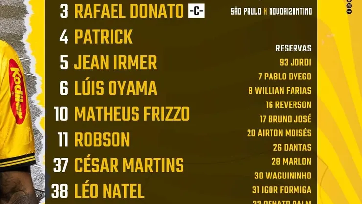 Novorizontino/Instagram