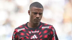 De La Cruz jogador do Flamengo durante partida contra o Botafogo no estadio Mangueirao pelo campeonato Supercopa 2025. Foto: AGIF