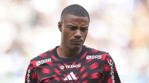 De La Cruz jogador do Flamengo durante partida contra o Botafogo no estadio Mangueirao pelo campeonato Supercopa 2025. Foto: AGIF