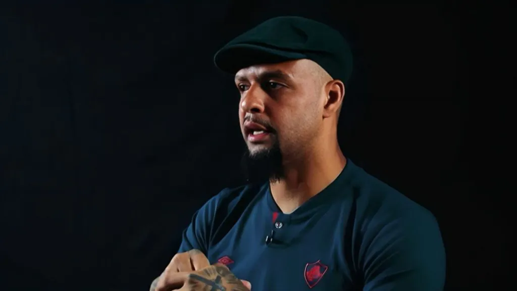 Felipe Melo, agora comentarista do Grupo Globo. Foto: Reprodução/Youtube.