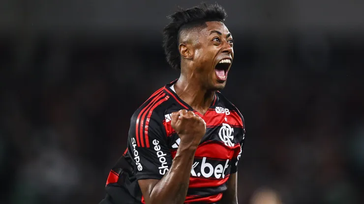 Bruno Henrique celebra gol diante do Vasco, no Nilton Santos, pela semifinal do Carioca. Foto: Gilvan de Souza/Flamengo.