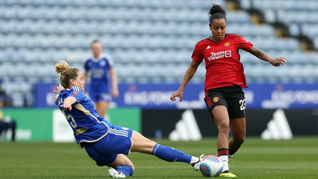 Jogadora brasileira no Manchester United. Foto: Matthew Lewis/Getty Images