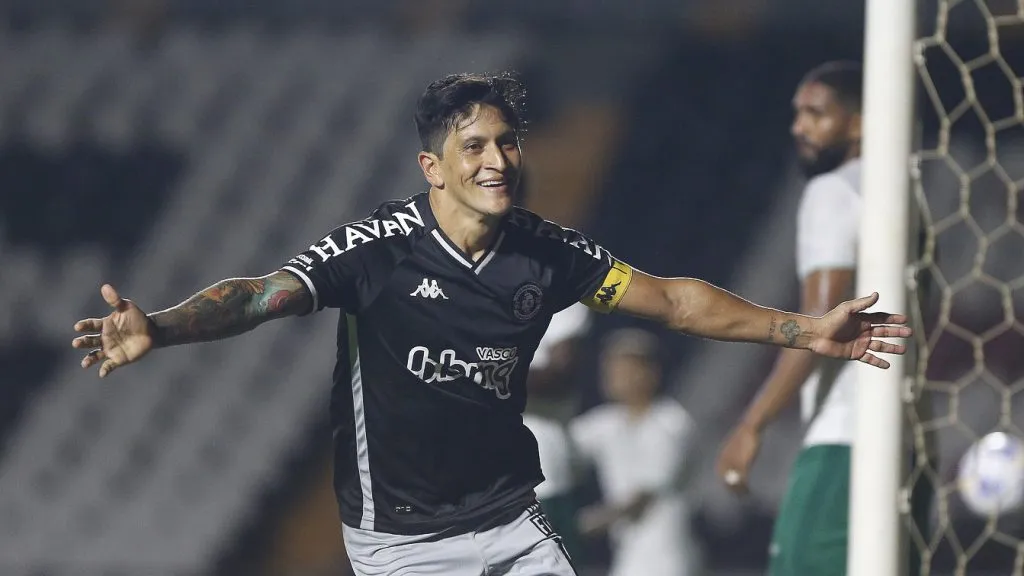 Cano comemora gol contra o Boavista, pela Copa do Brasil de 2021. Foto: Rafael Ribeiro.