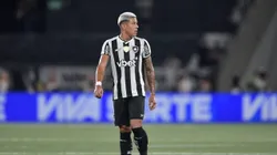 Matheus Martins jogador do Botafogo durante partida contra o Fluminense no estadio Engenhão pelo campeonato Carioca 2025. Foto: Thiago Ribeiro/AGIF