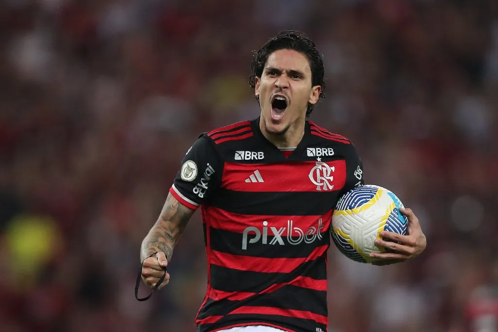 Flamengo vive a expectativa do retorno de Pedro – Foto: Wagner Meier/Getty Images