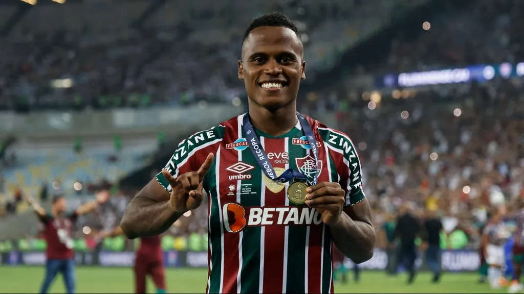 Jhon Arias é um dos principais jogadores do elenco do Fluminense – Foto: Wagner Meier/Getty Images