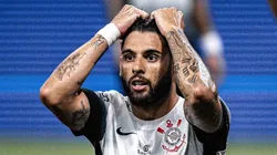 Em Palmeiras x Corinthians, Yuri Alberto comemorou seu gol chutando a bandeirinha.