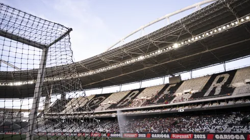 Vista geral do estádio Engenhão para partida entre Vasco e Flamengo pelo campeonato Carioca 2025. Foto: Jorge Rodrigues/AGIF