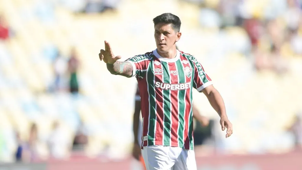 Cano está próximo dos 100 gols pelo Fluminense. Foto: Thiago Ribeiro/AGIF