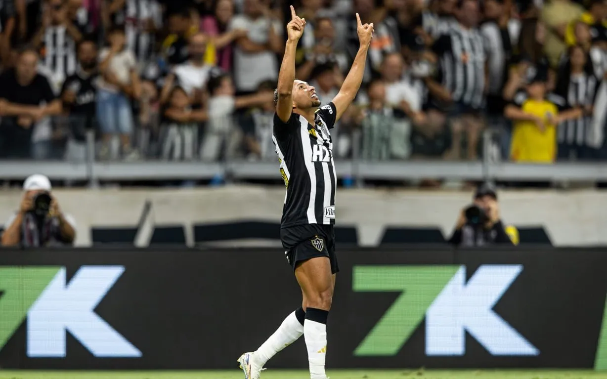 Este é terceiro gol de Rony com a camisa do Galo desde sua chegada no clube mineiro e com apoio dos atleticanos vem mais por aí. Foto: Pedro Souza/Galo