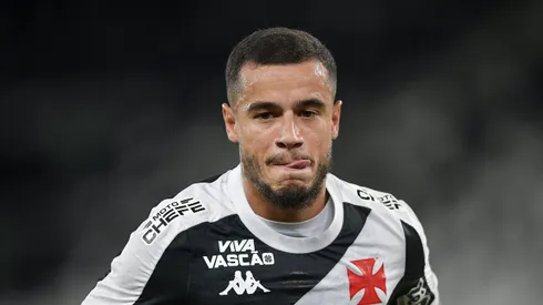 Coutinho jogador do Vasco durante partida contra o Nova Iguaçu no estádio Engenhão pelo campeonato Copa Do Brasil 2025.