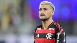 Arrascaeta chegou aos 300 jogos pelo Flamengo. Foto: Thiago Ribeiro/AGIF