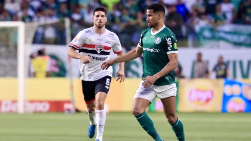 Murilo jogador do Palmeiras durante partida contra o Sao Paulo. Foto: Marcello Zambrana/AGIF