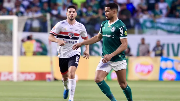 Murilo jogador do Palmeiras durante partida contra o Sao Paulo. Foto: Marcello Zambrana/AGIF