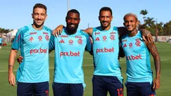 Léo Ortiz, Gerson, Danilo e Wesley, quarteto Rubro-Negro na Seleção - Foto: Gilvan de Souza/Flamengo