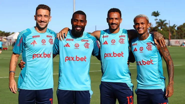 Léo Ortiz, Gerson, Danilo e Wesley, quarteto Rubro-Negro na Seleção - Foto: Gilvan de Souza/Flamengo
