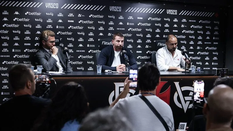 Presidente Pedrinho, do Vasco. Fotos: Dikran Sahagian/Vasco.