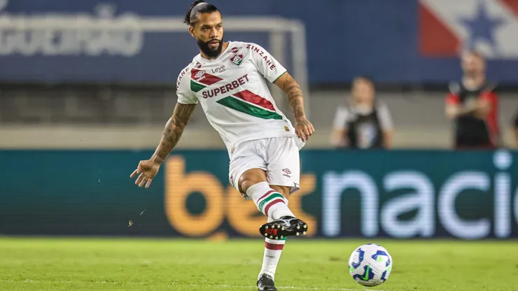 Otávio jogador do Fluminense durante partida contra o Águia de Marabá no estádio Mangueirão pelo campeonato Copa Do Brasil 2025.