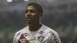 RS - CAXIAS DO SUL - 01/08/2024 - COPA DO BRASIL 2024, JUVENTUDE X FLUMINENSE - John Kennedy jogador do Fluminense reclama com a arbitragem durante partida contra o Juventude no estAdio Alfredo Jaconi pelo campeonato Copa Do Brasil 2024.