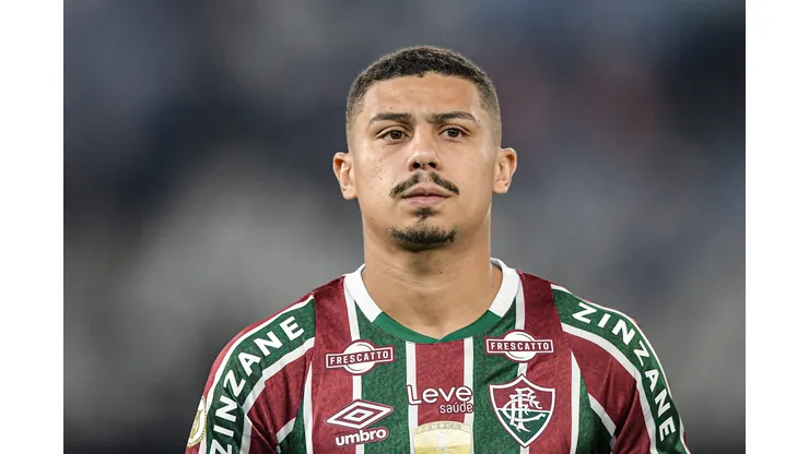 André jogador do Fluminense durante partida contra o Vasco no estádio Engenhão pelo campeonato Brasileiro A 2024. Foto: Thiago Ribeiro/AGIF