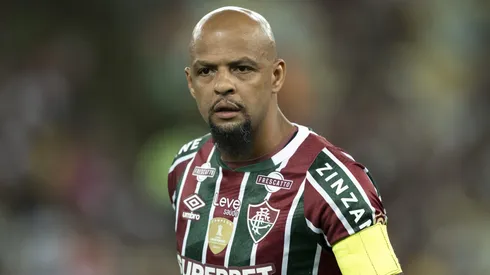 Felipe Melo jogador do Fluminense durante partida contra o Sampaio Corrêa no estádio Maracanã pelo campeonato Copa Do Brasil 2024.