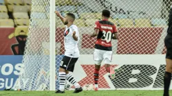 Morato comemora gol pelo Vasco em partida diante do Flamengo. Foto: Nayra Halm/FotoArena/Alamy Live News