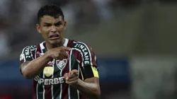 Thiago Silva, jogador do Fluminense, durante partida contra o Gremio no estadio Maracana pelo campeonato Brasileiro A 2024. Foto: Jorge Rodrigues/AGIF
