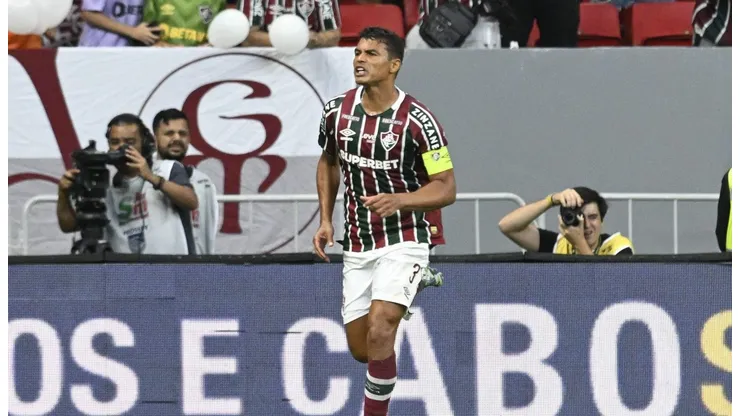 Thiago Silva em atividade pelo Fluminense. Foto: Mateus Bonomi/AGIF (Photo by Mateus Bonomi/AGIF/Sipa USA)